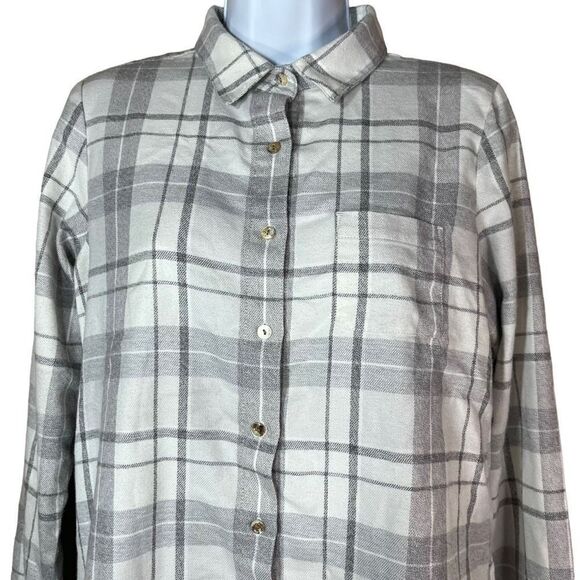 Kuhl Kamila Flannel Button Down Shirt Size Small - Picture 2 of 10